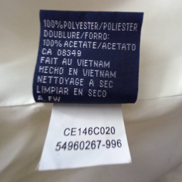 Jones Wear Suit Formal Career Geometric Bow Front Side White Plus Size 18 Blazer - Picture 9 of 9